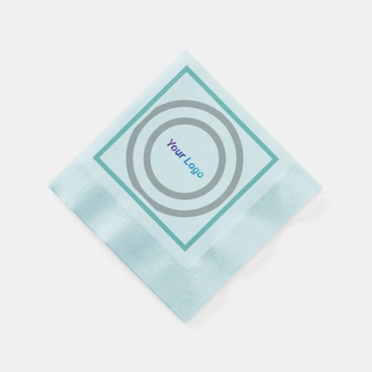 ミニマルシンプルエレガントカスタムT社 縁ありカクテルナプキン (角)