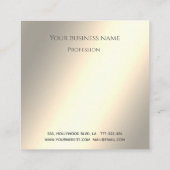 ミニマルシンプルエレガント的な豪華な ロイヤリティカード (裏面)