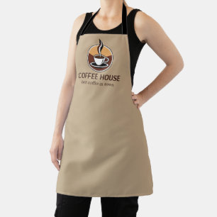 ミニマルシンプルコーヒーショップバリスタ エプロン