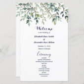 ミニマルシンプルスかわいらし離れの結婚式 (正面/裏面)