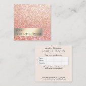 ミニマルシンプルスのモダン輝き 予約カード (正面/裏面)