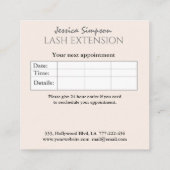 ミニマルシンプルスのモダン輝き 予約カード (裏面)