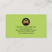 ミニマルシンプルスの垂直駆動線 名刺 (裏面)