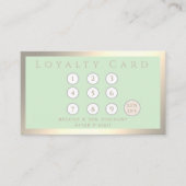 ミニマルシンプルスエレガントの豪華な発光ロイヤリティ ロイヤリティカード (正面)