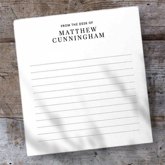 ミニマルシンプルスエレガントモダン個人カスタム ノートパッド