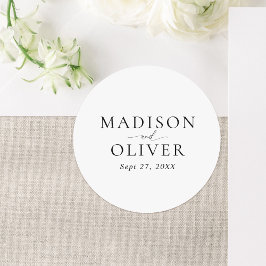 ミニマルシンプルスクラシックス結婚クリプト ラウンドシール