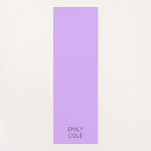 ミニマルシンプルスクリーン紫 ヨガマット (正面)