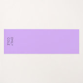 ミニマルシンプルスクリーン紫 ヨガマット (正面(横))