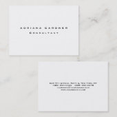 ミニマルシンプルスプレーンプロフェッショナル 名刺 (正面/裏面)