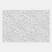 ミニマルシンプルスモダンスポット ラッピングペーパーシート (正面3)