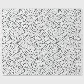 ミニマルシンプルスモダンスポット ラッピングペーパー (フラット)