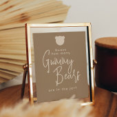 ミニマルシンプルスモダンビーベビーシャワーゲーム ポスター