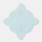 ミニマルシンプルスモダンベビーシャワー フェイバーボックス (折り畳みなし)