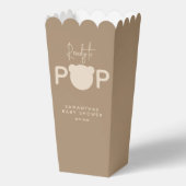 ミニマルシンプルスモダンベビーシャワーB フェイバーボックス (裏面)