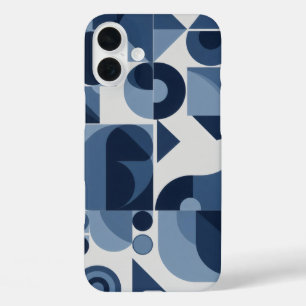 ミニマルシンプルス幾何形状の型枠 iPhone 16 PLUSケース