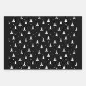 ミニマルシンプルス男らしブラック・ラッピング紙 ラッピングペーパーシート (正面2)