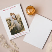 ミニマルシンプルス結婚した&メリークリスマスカード サンキューカード