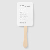 ミニマルシンプルス結婚式計画 ハンドファン (正面)