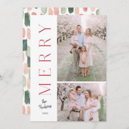 ミニマルシンプルタイポグラフィモダン写真 シーズンカード