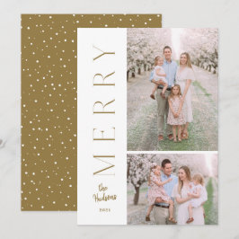 ミニマルシンプルタイポグラフィ2 – フォトホリデーカー シーズンカード