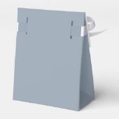 ミニマルシンプルパーソナライズされた結婚の フェイバーボックス (裏面サイド)