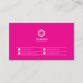 ミニマルシンプルピフェミニンク 名刺 (裏面)