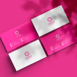 ミニマルシンプルピフェミニンク 名刺