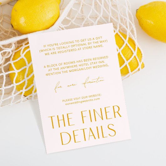 ミニマルシンプルピンクエンクロージャカード エンクロージャーカード