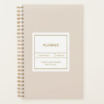 ミニマルシンプルプランナーデザイン プランナー手帳<br><div class="desc">ソフトパモダンステルピンクと金ゴールド色のレタリングでミニマインスパイアリストのデザイン。こカスタマイズのデザインは自分で！ギフト素晴らしを！</div>