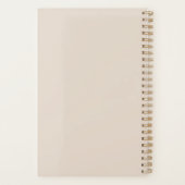 ミニマルシンプルプランナーデザイン プランナー手帳 (裏面)