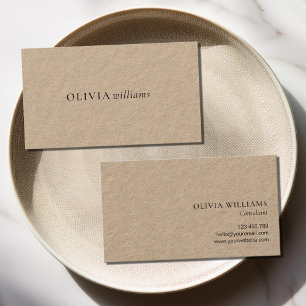 ミニマルシンプルプロフェッショナルクラフト 名刺