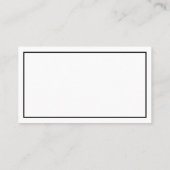 ミニマルシンプルプロフェッショナルビジネスロゴ 名刺 (裏面)