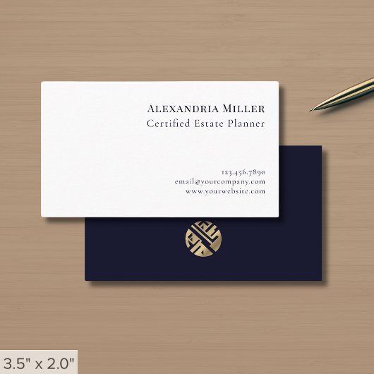 ミニマルシンプルプロフェッショナルロゴ 名刺