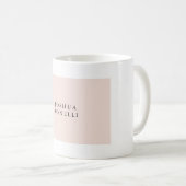 ミニマルシンプルプロフェッショナル注目 コーヒーマグカップ (正面右)