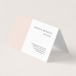 ミニマルシンプルプロフェッショナル注目 名刺