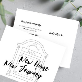 ミニマルシンプルムの新しいホームスクリプト移動 案内ポストカード