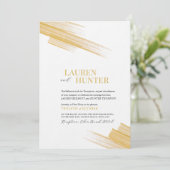 ミニマルシンプルムの砂のインク線 招待状 (スタンド正面)