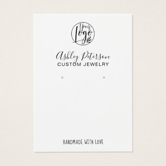 ミニマルシンプルムジュエリーイヤリング表示 (正面)