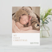 ミニマルシンプルム休暇誕生発表 シーズンカード (スタンド正面)