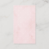 ミニマルシンプルム象ベビーシャワーオムツ エンクロージャーカード (裏面)