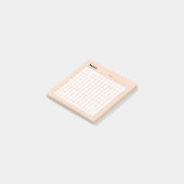 ミニマルシンプルメモグリッド ポストイット (アングル)