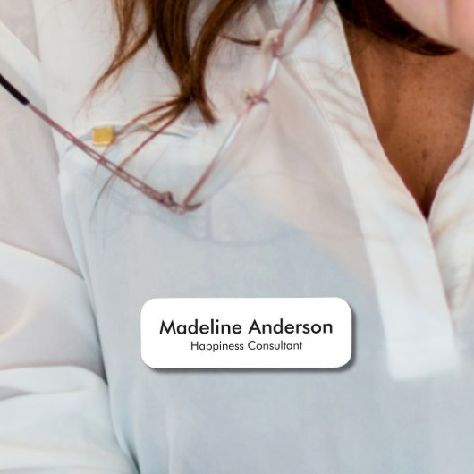 ミニマルシンプルモダンプロフェッショナル 名札