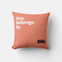 ミニマルシンプルモダン青 クッション