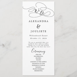 ミニマルシンプルラッモダンプの結婚手書きプログラム プログラム