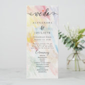 ミニマルシンプルラッモダンプの結婚手書きプログラム プログラム (スタンド正面)