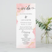 ミニマルシンプルラッモダンプの結婚手書きプログラム プログラム (スタンド正面)