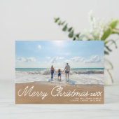 ミニマルシンプルリストのクリスマススクリプトオーバーレイ1写真 シーズンカード (スタンド正面)