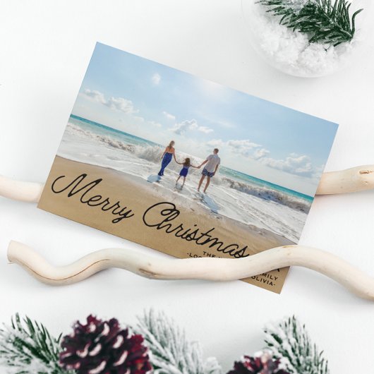 ミニマルシンプルリストのクリスマススクリプトオーバーレイ1写真 シーズンカード