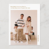 ミニマルシンプルリストの写真の動きに関する発表 ポストカード (正面)