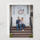 ミニマルシンプルリストの引っ越しましたモダン写真の移動 案内状 (裏面)